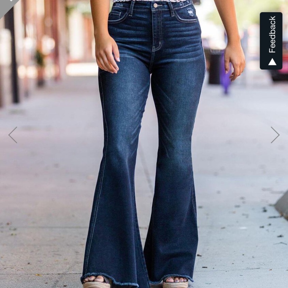 Kancan signature flare jeans